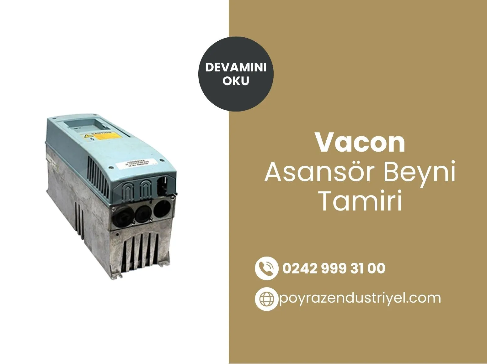 Vacon Asansör Beyni Tamiri